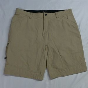 Just Keep Living 36‎ x 11" Khaki Tech Stretch Performance Outdoor Cargo Shorts